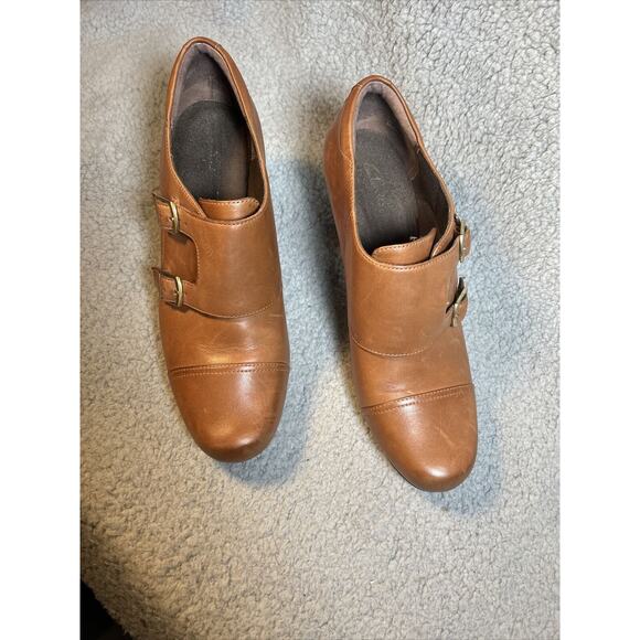 CLARKS Bendables Women's Double Monk Strap Ankle Boot Booties 10M - Picture 3 of 16